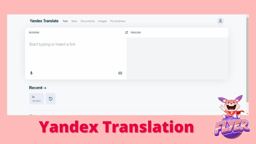 Website dịch tiếng Anh qua tiếng Việt Yander Translation có nhiều tính năng bổ sung thêm so với app dịch tiếng Anh khác