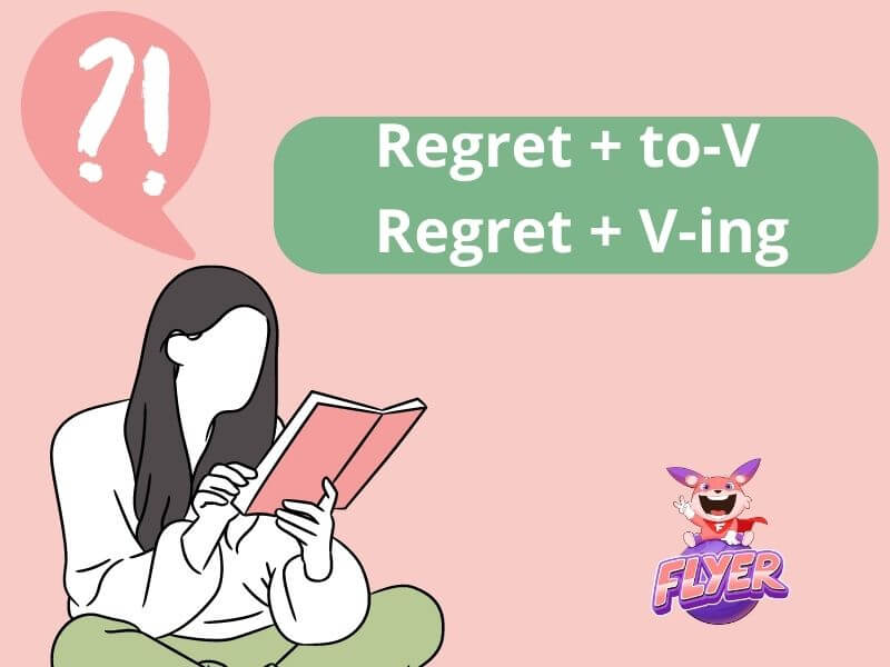 Sau regret là to V hay Ving