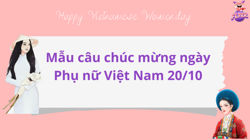 Câu chúc mừng ngày Phụ nữ Việt Nam bằng tiếng Anh
