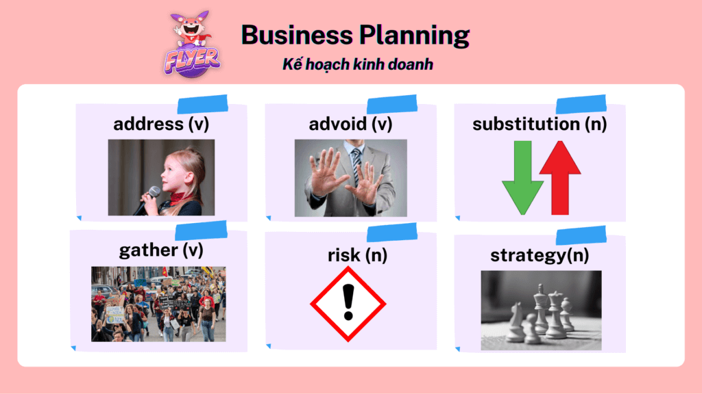 Từ vựng TOEIC chủ đề Business planning (Kế hoạch kinh doanh)