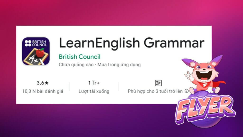 App học ngữ pháp tiếng Anh LearnEnglish Grammar