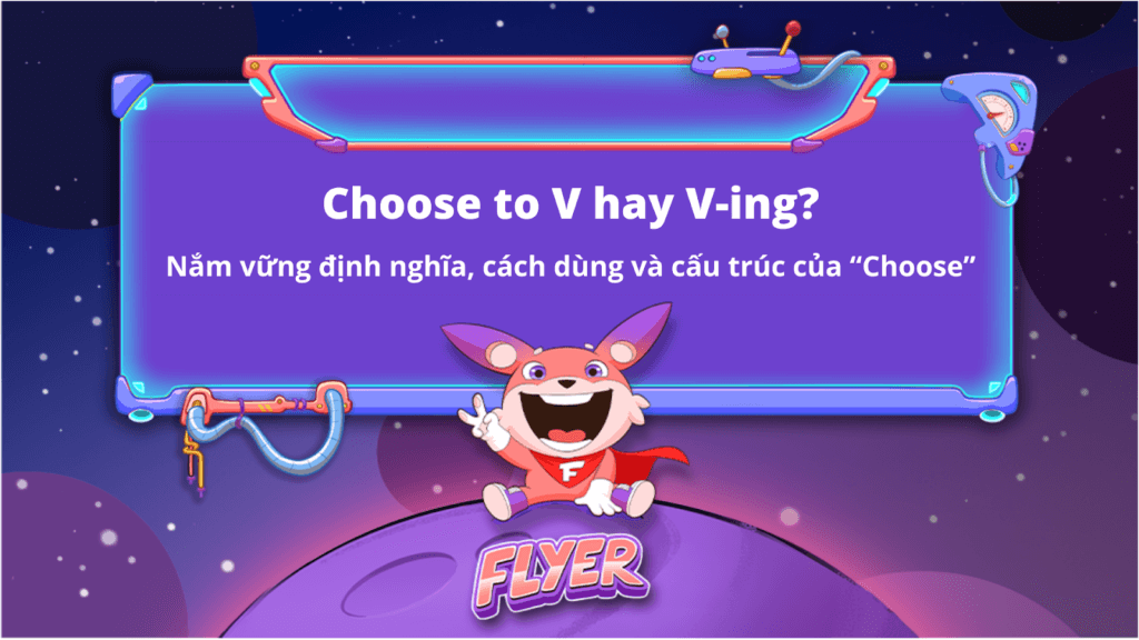 choose to V hay V-ing
