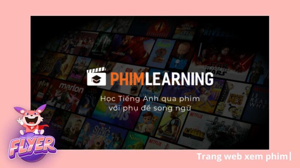Website học tiếng Anh qua phim ảnh: Phimlearning 