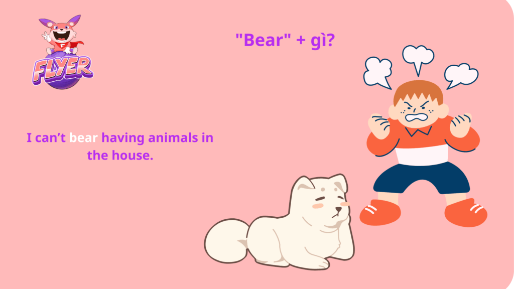 "bear" + gì